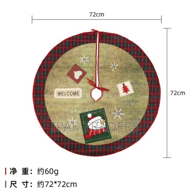 Christmas Tree Skirt Size 62x62cm