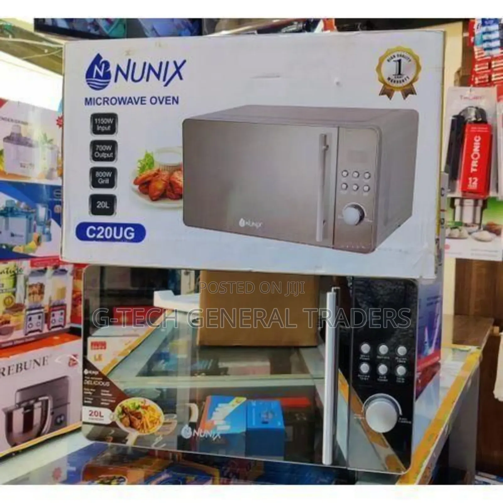 Nunix 20l Digital Microwave Oven With Grill 20ug
