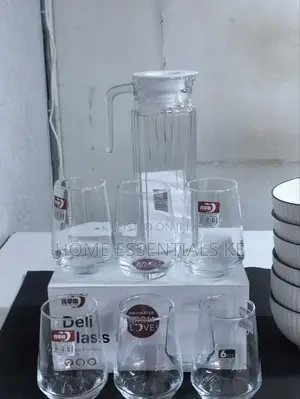 7pc Water Set -1 Jug 
6 Glasses