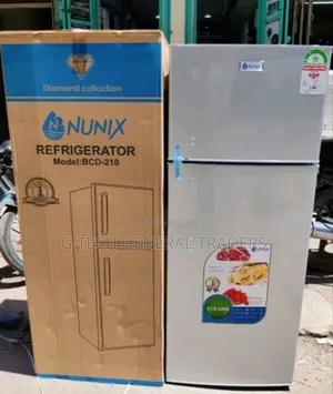 Nunix 210l Double Door Energy Saver Direct Cool Refrigerator