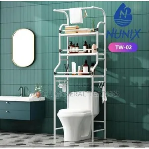 Nunix Over The Toilet Rack Organizer Toilet Stand Tidy Organizer