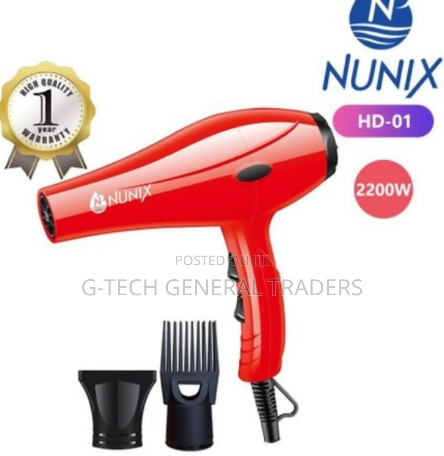 Nunix Proffesional Home And Salon Hair Dryer Blow Dry Machine