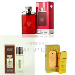 3pcs Dunhill Red Desire, One Million Perfume, Boss Orange Perfume