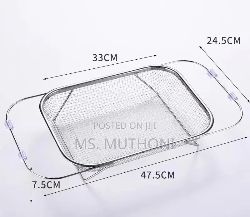 Stainless Steel Adjustable Kitchen Sink Drain Basket,
