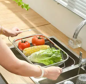 Stainless Steel Adjustable Kitchen Sink Drain Basket,