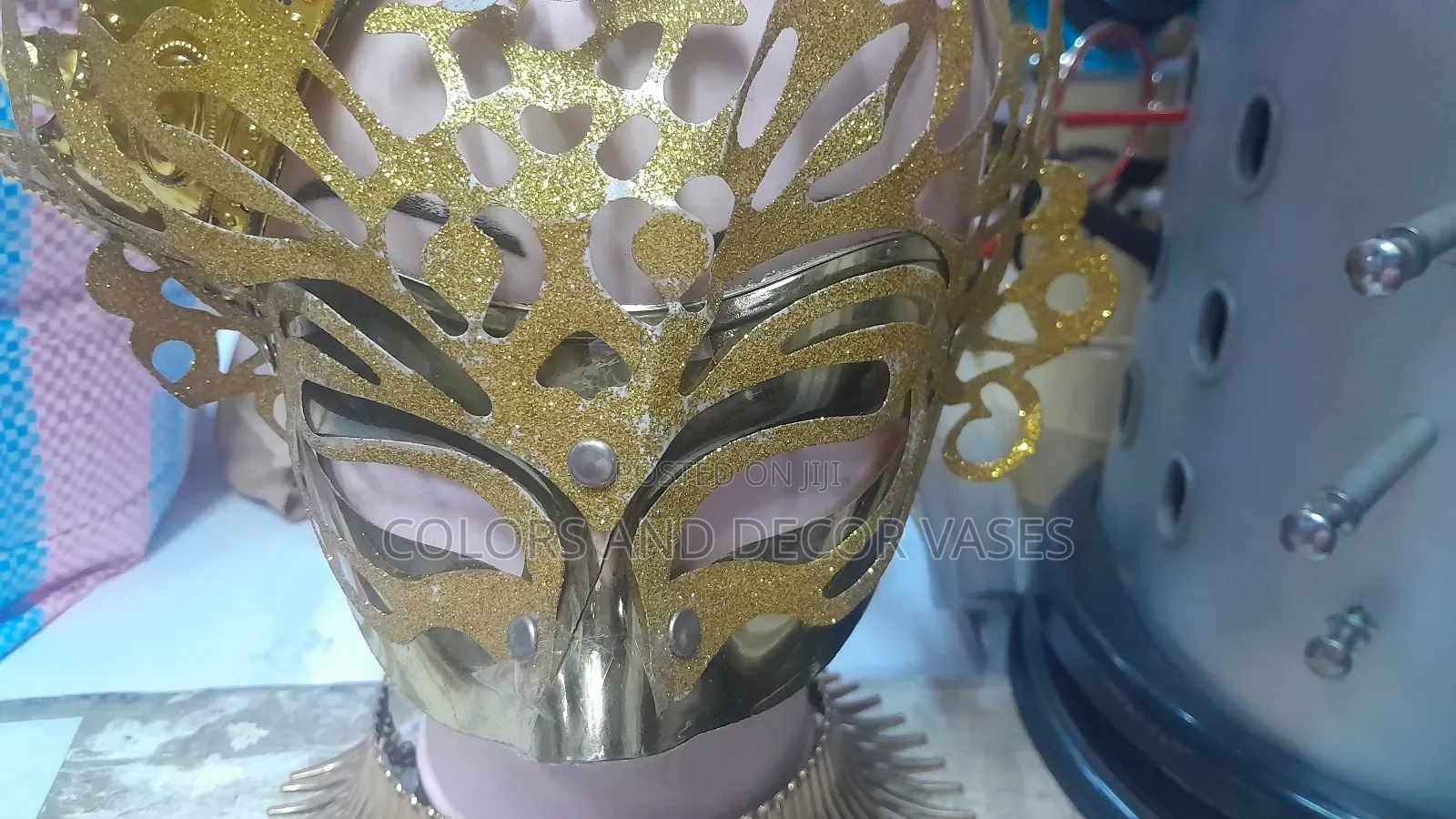 Party Masks Gold, Black