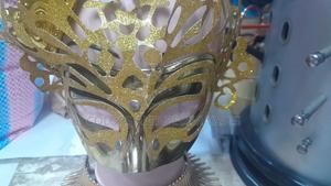 Party Masks Gold, Black - thumbnail 2