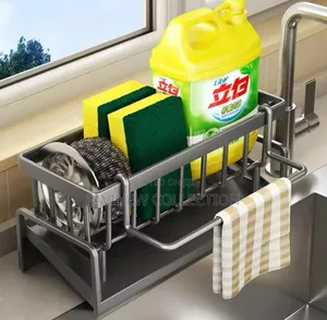 Sink Caddy Multifunctional Sink Sponge Detergent Storage Rack