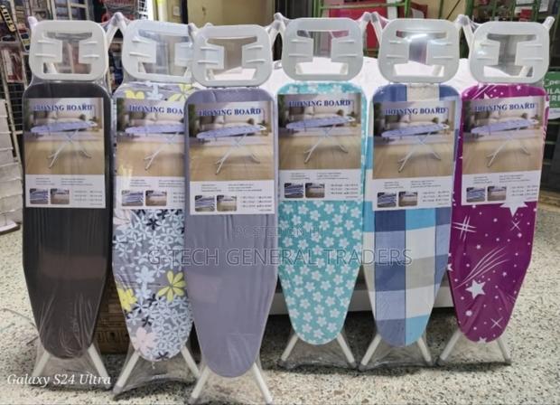 Portable Multicolored Heavy Duty Metallic Ironing Board