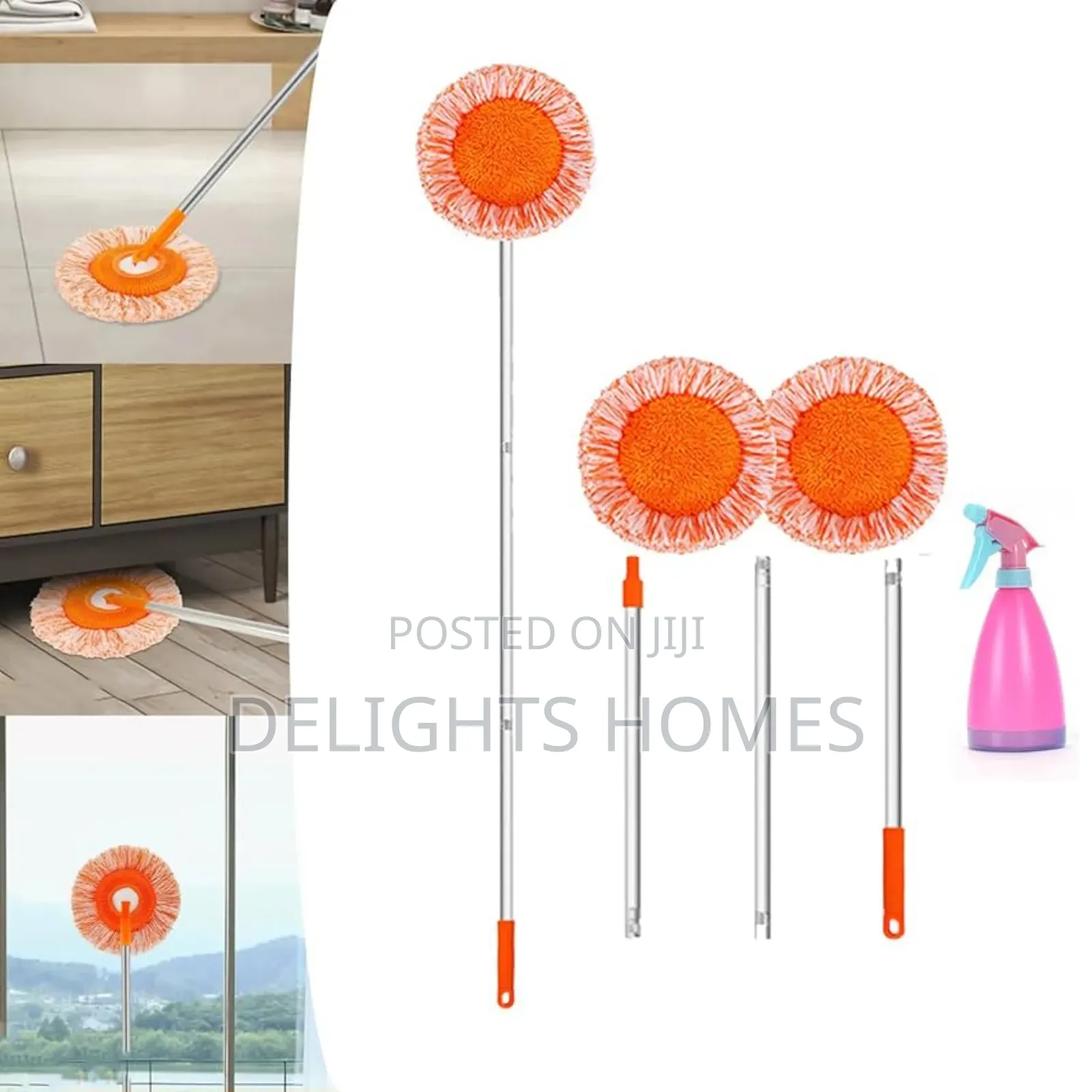 Detachable Adjustable Length Max 190cm Mop-P