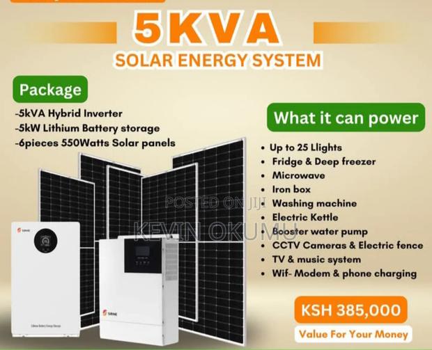 5kva Solar System, Accessories Plus Installation - main view