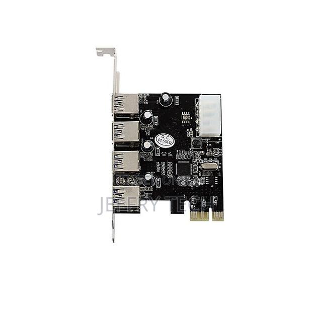 Pci-E Expansion Riser Card to 4 Port Usb 3.0 Hub