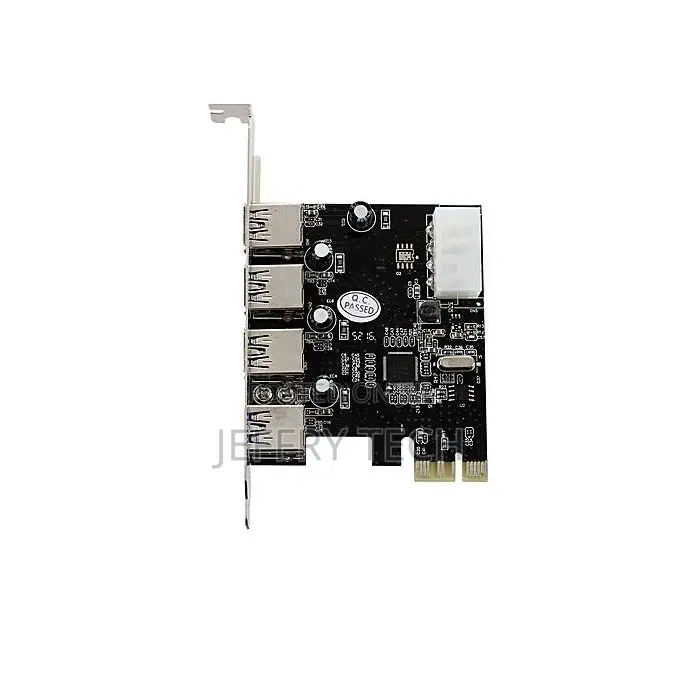Pci-E Expansion Riser Card to 4 Port Usb 3.0 Hub