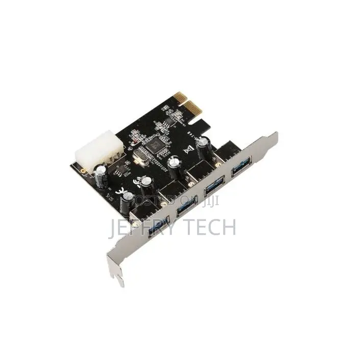 Pci-E Expansion Riser Card to 4 Port Usb 3.0 Hub