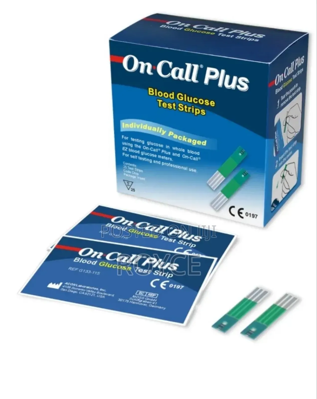 On Call Plus Blood Glucose Test Strips