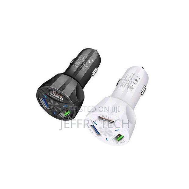 Three Usb Port Qc 3.0 Car Fast Quick Charger - thumbnail 4