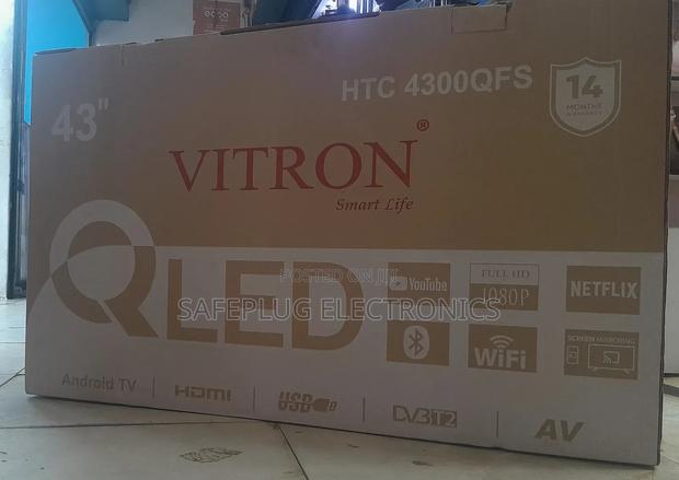 4300qfs - Qled Vitron Smart Android Powered Tv - Bt Connectivity - thumbnail 3