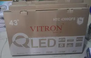 Qled Vitron Smart Powered Frameless Tv - 43" Inches (Android)