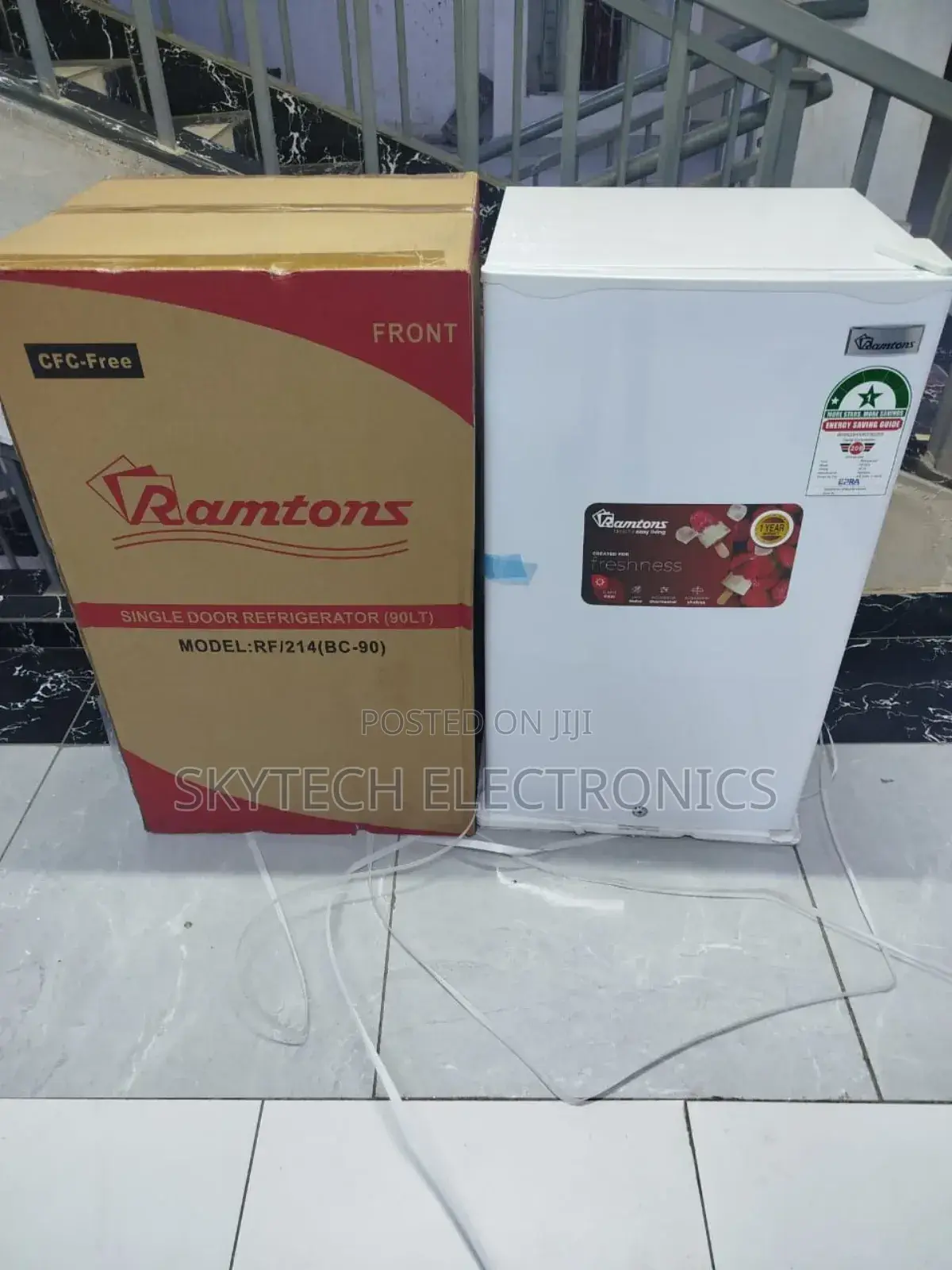 Ramtons Single Door Fridge 91litres