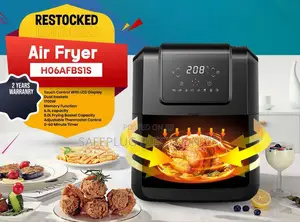 6.3 Litres Hisense Airfryer - 1700watts Adjustable Thermostat