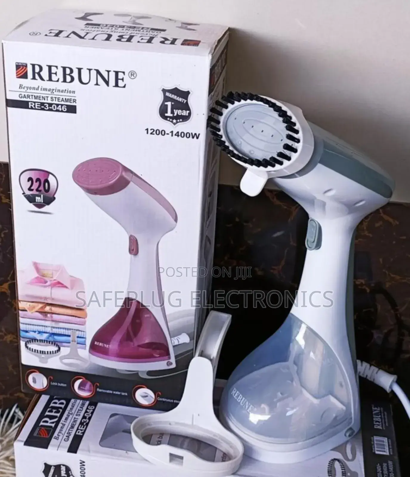 Rebune Garment Steamer - 1200-1400watts (Re-3-046)