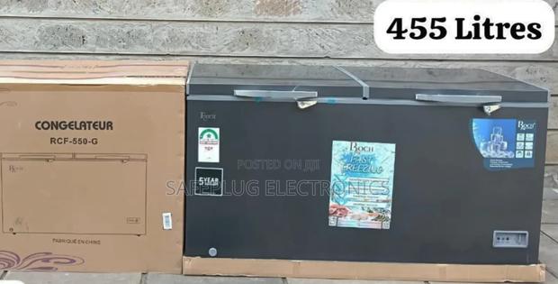 455 Litres Roch Chest Freezer + Cool Pack Sliding Glass,Lock Key - main view