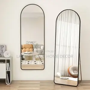 Offer !! Black Unbreakable Arch Full Length Floor Mirror 160 Cm * 45cm