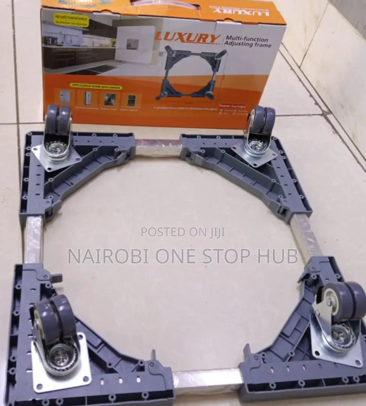 Heavy Duty Movable Washing Machine / Fridge Stand