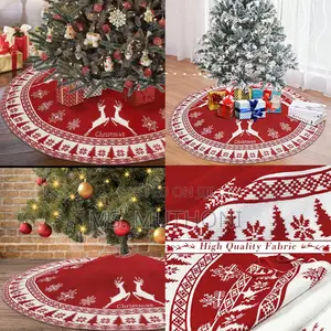 Decorative Christmas Knitted Tree Skirt Knitted Christmas Tree Apro