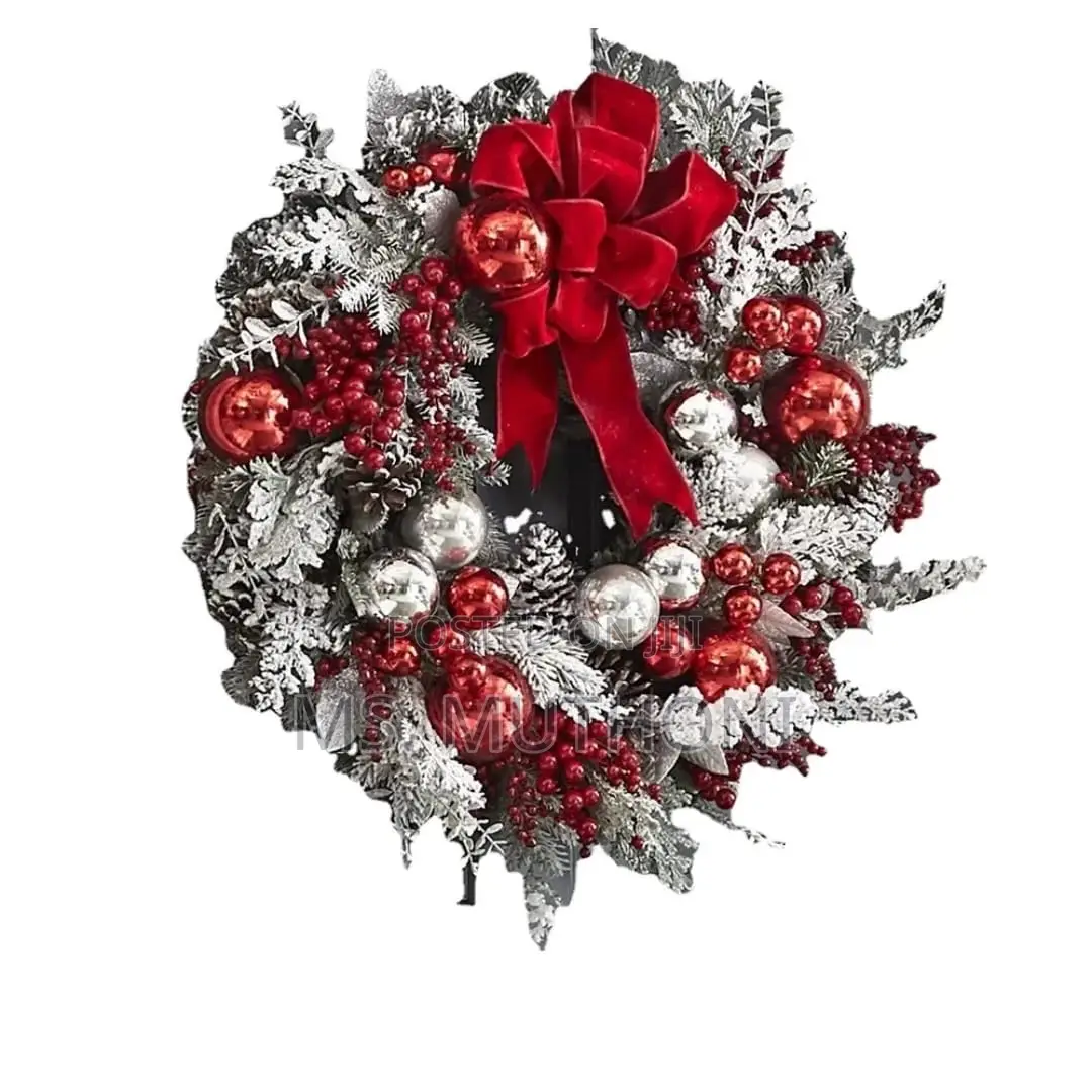 45 /50 Cm *Christmas Wreath Rattan Set Wreaths for Doors
