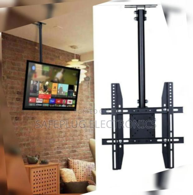 Heavy-Duty Ceiling Tv Mount: Holds 32"-75" Screens - main view