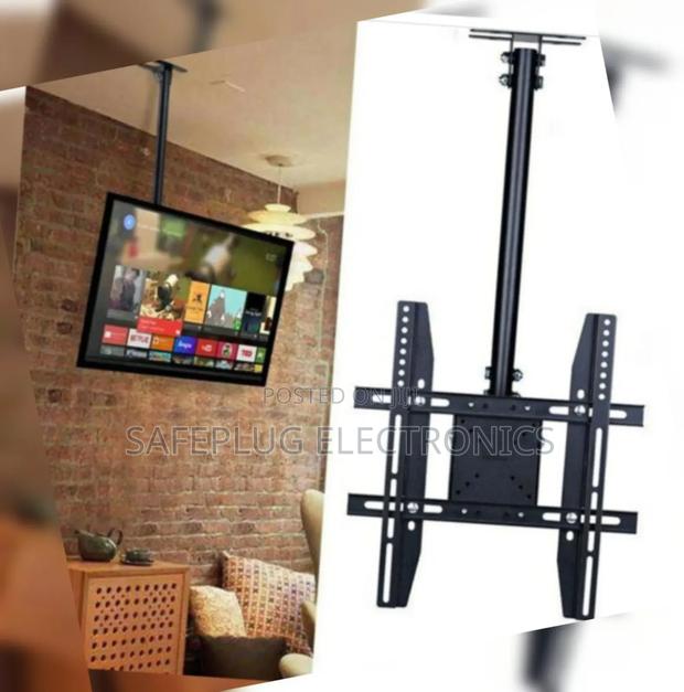 Adjustable Ceiling Tv Bracket: 360° Tilt Swivel -