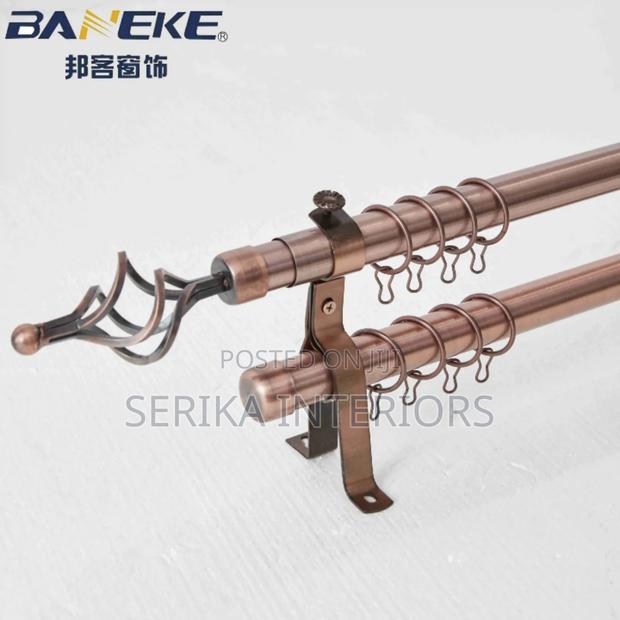 3m Double Adjustable Curtain Rods Curtain Rods Environmental Friendly