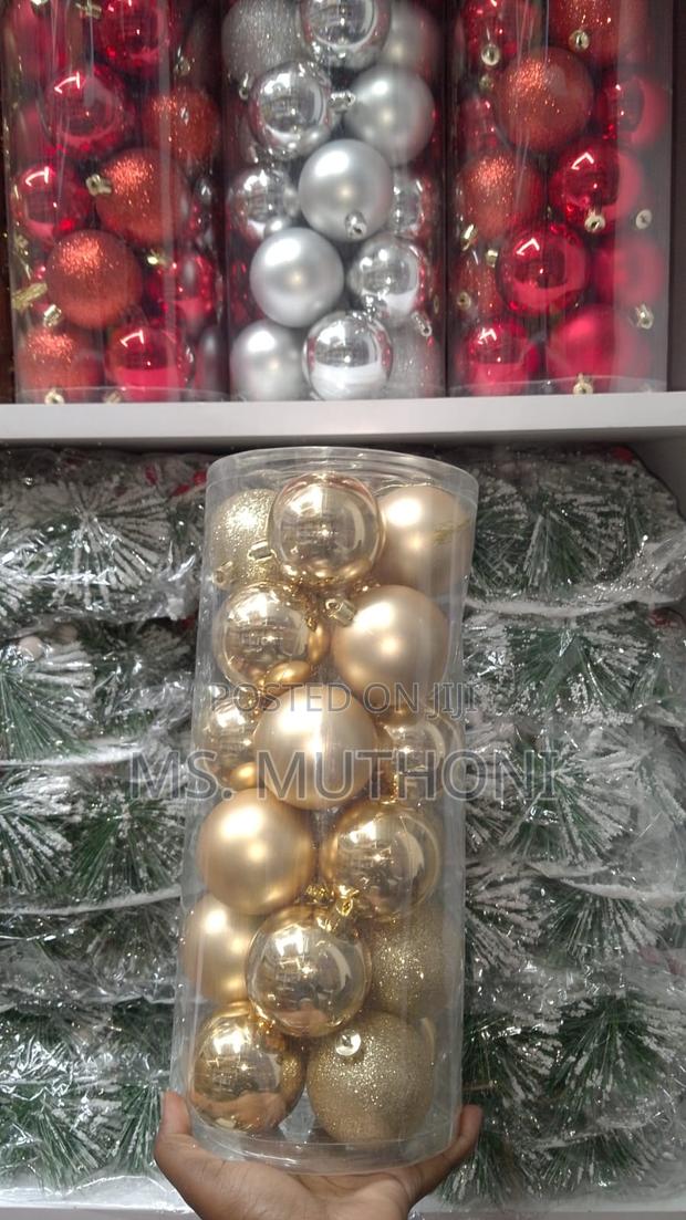 24pcs Christmas Tree Decor Ball Bauble Hanging Pendant B - thumbnail 2