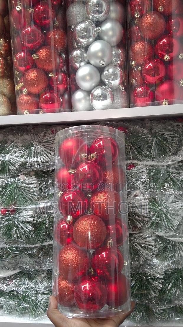 24pcs Christmas Tree Decor Ball Bauble Hanging Pendant B - thumbnail 4