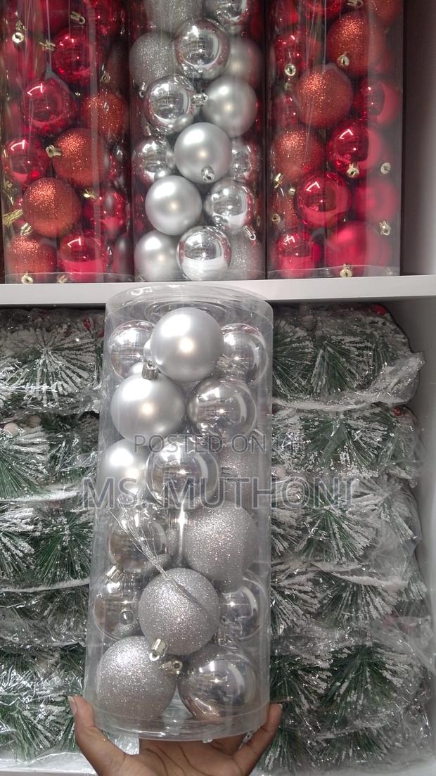 24pcs Christmas Tree Decor Ball Bauble Hanging Pendant B - thumbnail 3