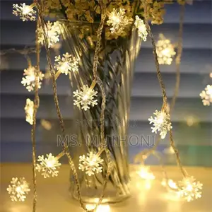 10 Meters Christmas Snowflake Led Lights Fairy With Remote*