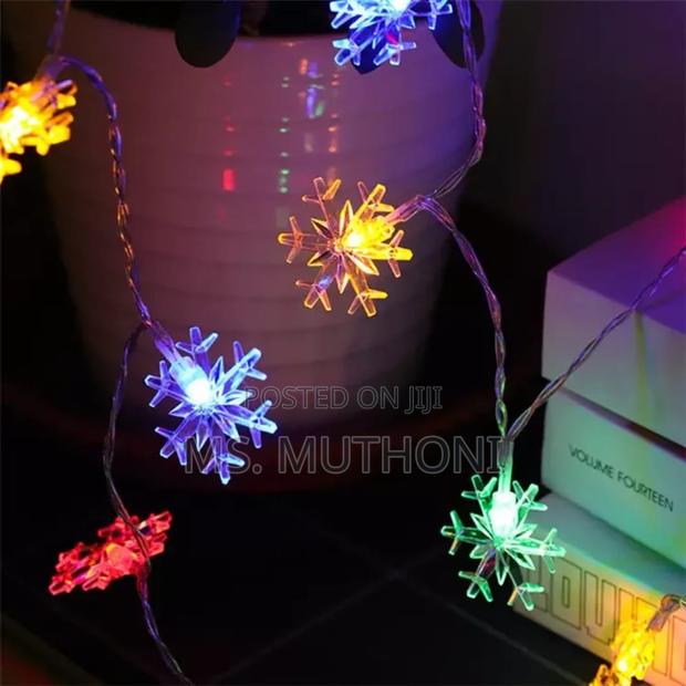 10 Meters Christmas Snowflake Led Lights Fairy With Remote* - thumbnail 3
