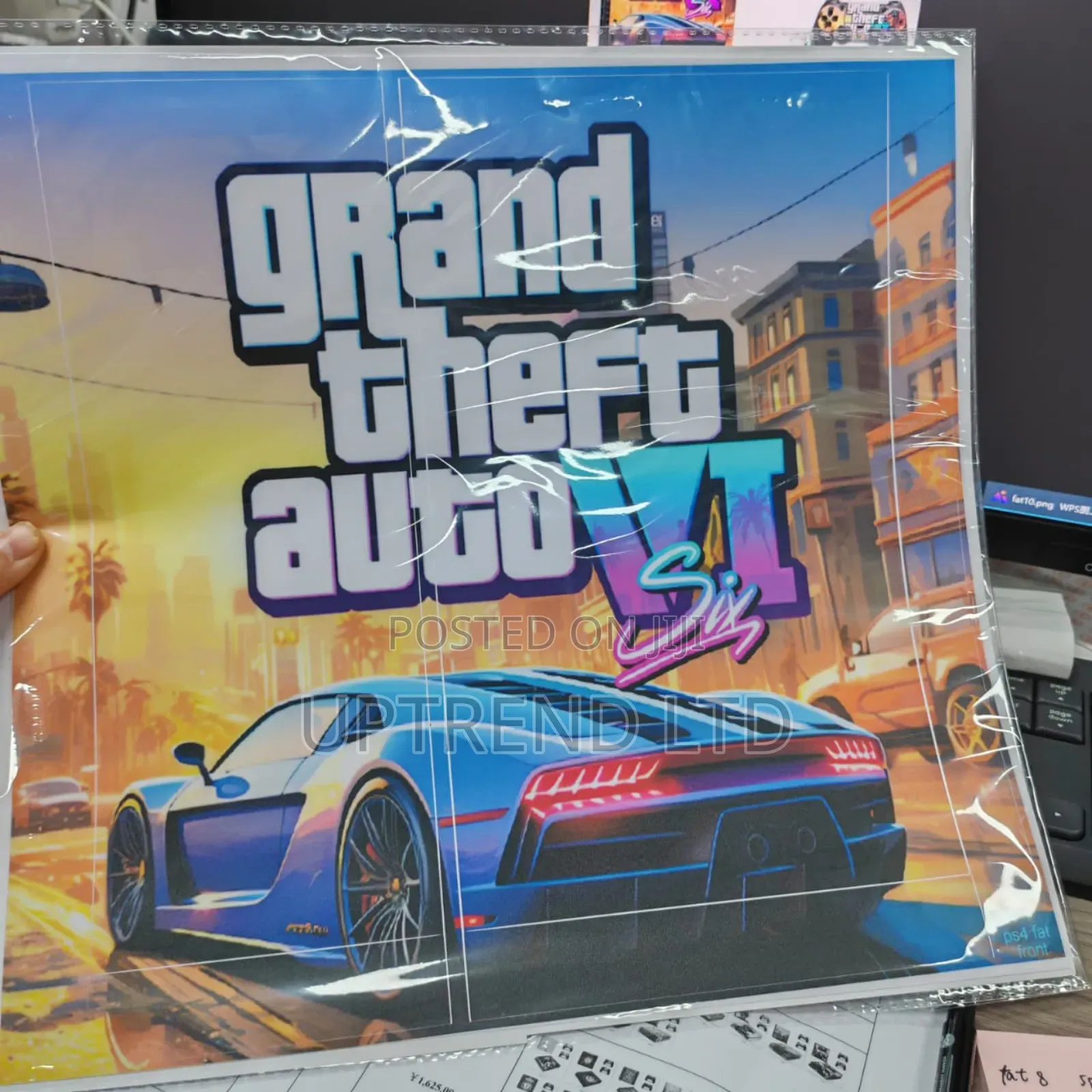Gta 6 Sticker for Playstation 4