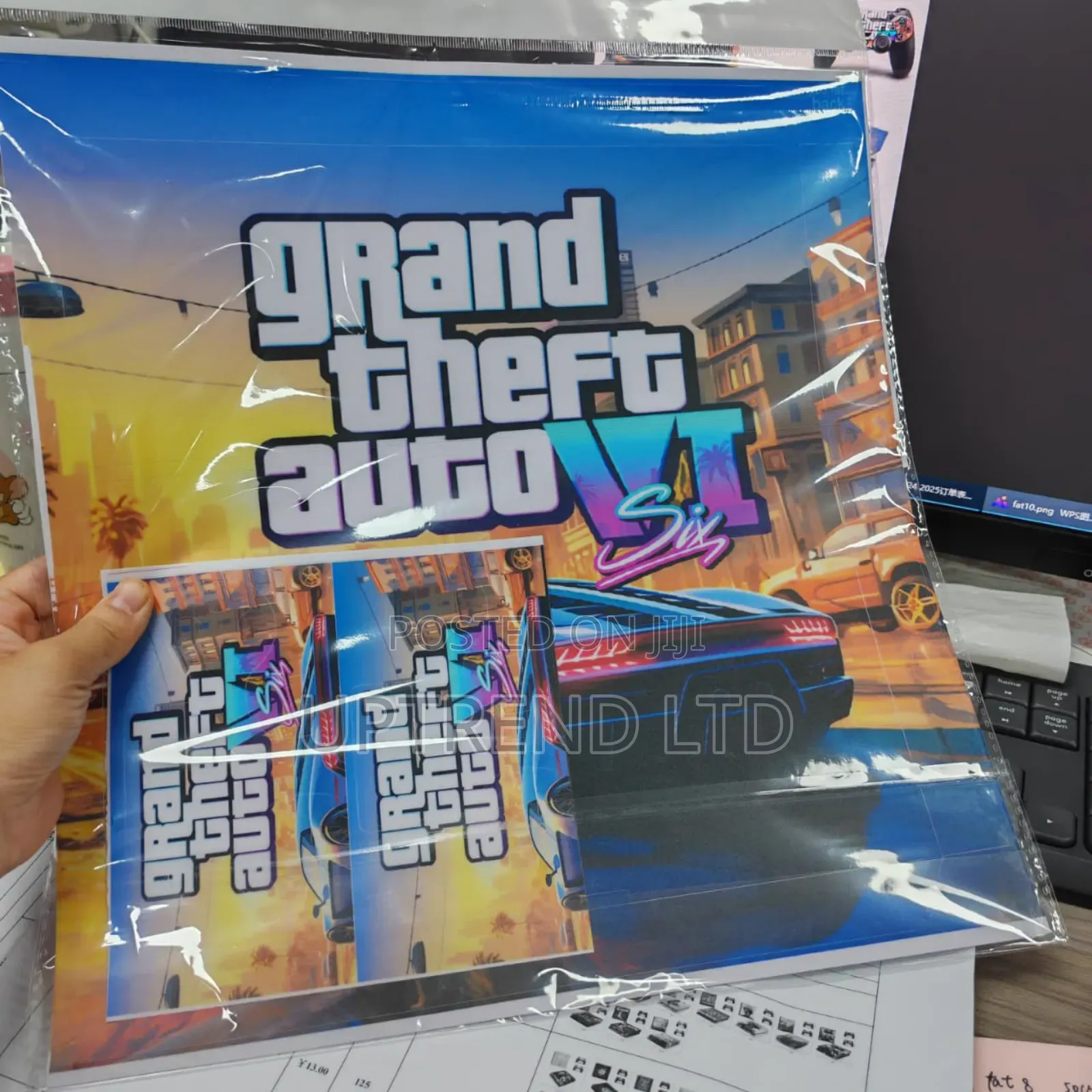 Gta 6 Sticker for Playstation 4