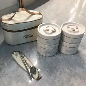 600mlx2; 400ml×2 4in1 Lunch Box Bag Plus Cutlery/Tiffin Set