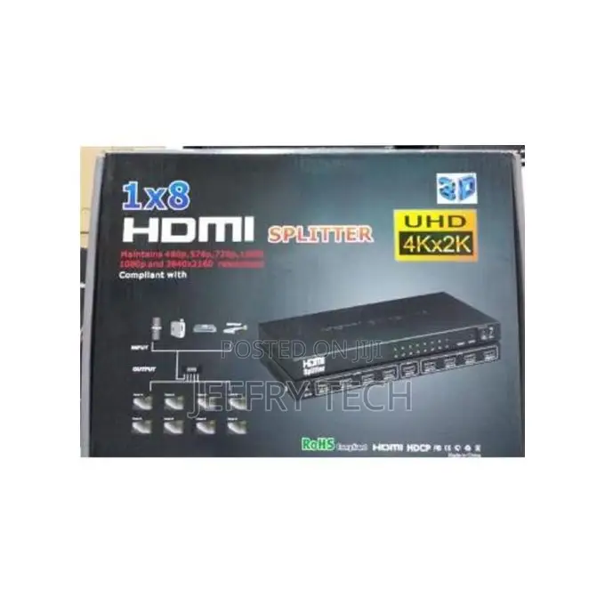 Hdmi Splitter 8 Way to Mutiple Monitors/Projector