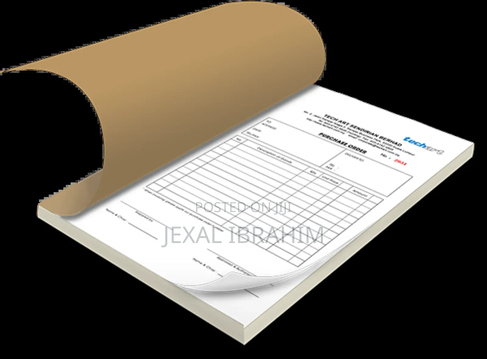 We Make Receipt Books in Nairobi CBD