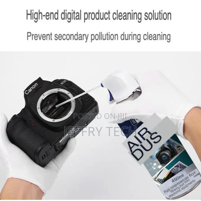 Air Duster Disposable Compressed Air Can – 450ml Cleaner for Sensitiv