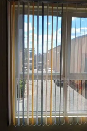 Soft Light Filtering Vertical Window Blinds for Office and Bedroom