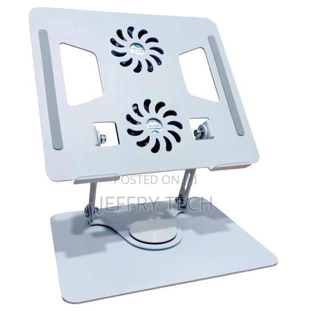 Smart Design 360° Rotating Base Laptop Stand Portable Laptops Metal T