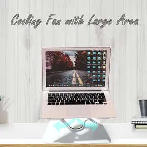 Smart Design 360° Rotating Base Laptop Stand Portable Laptops Metal T