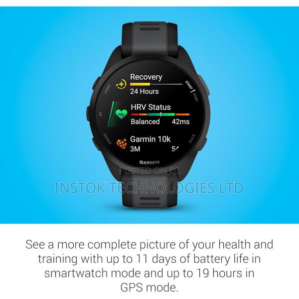 Garmin Forerunner 165 GPS Running Smartwatch 43mm - thumbnail 3