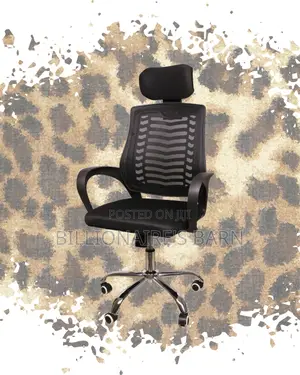 Plush Secretarial Mesh Chair | Nylon Castors