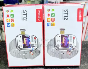 Modio St12 Smartwatch  With Sim Card And 2 Pairs Of Straps
